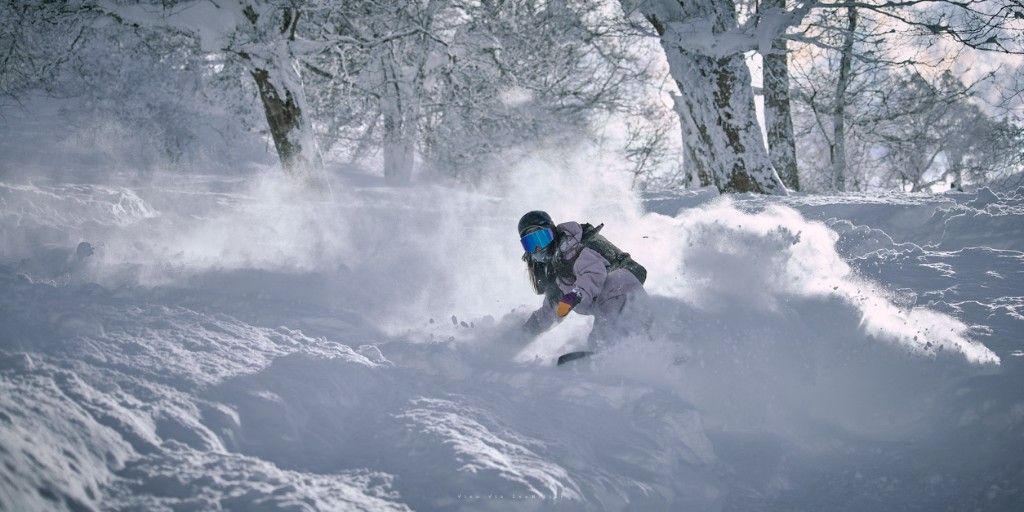 雪山の記録撮影